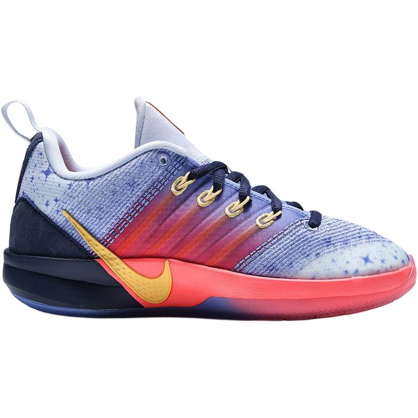 Nike Sabrina 3 GS Benvenuti a Miami Scarpe da Ginnastica per Bambini Blu Grigio Calcio Topazio Oro Blu Reale Pulsante Caldo Lava Calda Mezzanotte Blu Navy IH2228001