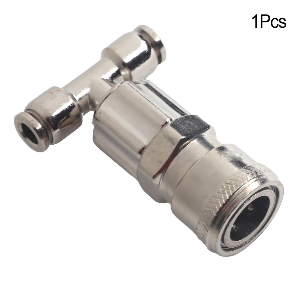 1PC Three-way Straight Through Joint Pneumatic Tank Connector Pneumatic Fitting For Trucks And Trailers Pneumatic Fitting Tools