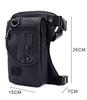 1pcs Nylon Fashion Waterproof Waist Bag Outdoor Sports Hiking Thigh Crossbody Pack Durable Tactical Adjustable Strap