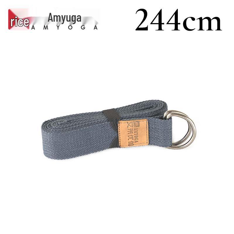 Enhanced Polyester Cotton Yoga Stretch Strap