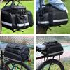 Bike Bag Waterproof Bicycle Backseat Trunk Bag Multi- Function Portable Pack Extendable Cycling Luggage Package