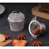 1PCS Tea Spice Strainer Seasoning Ball Stainless Steel Teakettle Locking Tea Filter Reusable