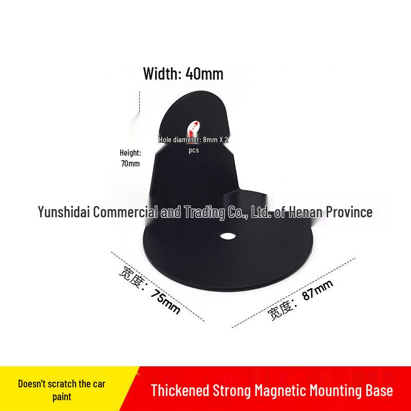 Dual-Head Slide Spotlight Mount Kit with Original Screws for Car Ceiling Installation