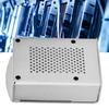 For   4 Model B Black Aluminum Case Box Enclosure with Heatsink Bracket (Black)