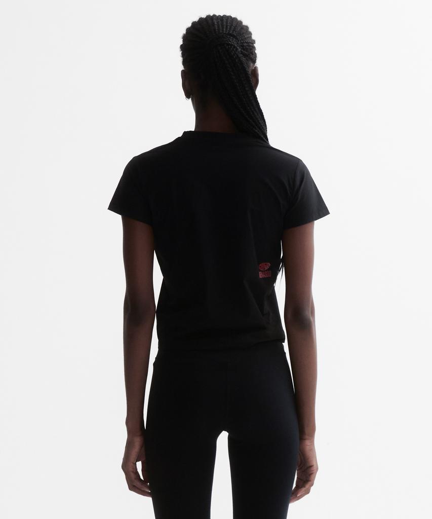 Minasu Venode Runfree Crop Tshirts_Black (Crop Fit)