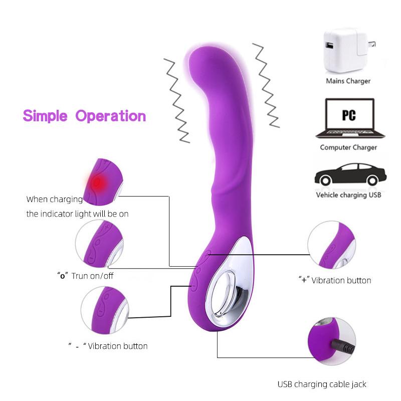 Orgasm Stick Vibrator G Spot Vagina Clit Nipple Stimulator Massager Dildos Masturbtors Sex Toys Shop For Women Female Adults 18