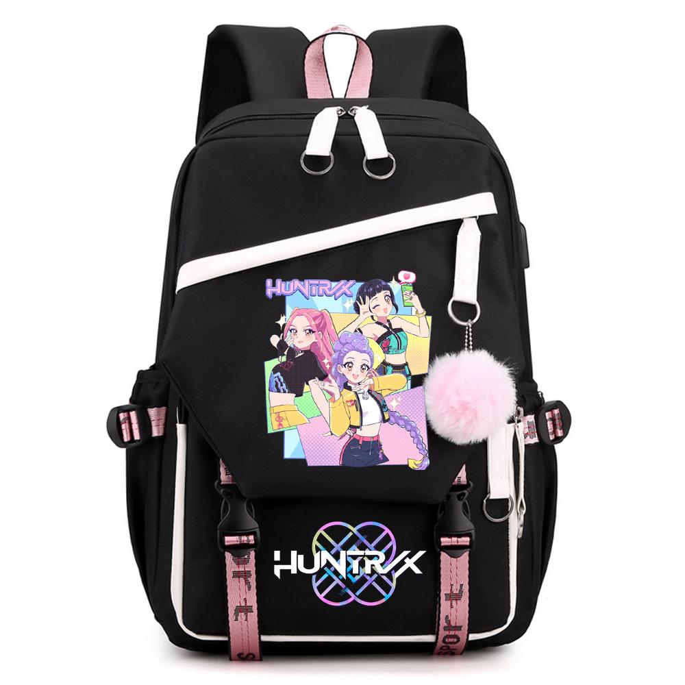 Anime Kpop Demon Hunters Printed Large Capacity Backpack for Teenger Student Girl Boy Schoolbag Bookbag Kid Gift Women Waterproof Travel Bag Mochila