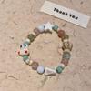Cartoon Resin Frog Bracelet Korean Style Cute Bead Bracelet Retro Ceramic Fish Bracelet  Gift