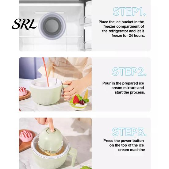 Quick Cold Drink Maker Ice Cream Mug, Cordless Machine, Rechargeable Built in Ingredient Feed Channel Mini Freezer Bowl for Homemade Gelato