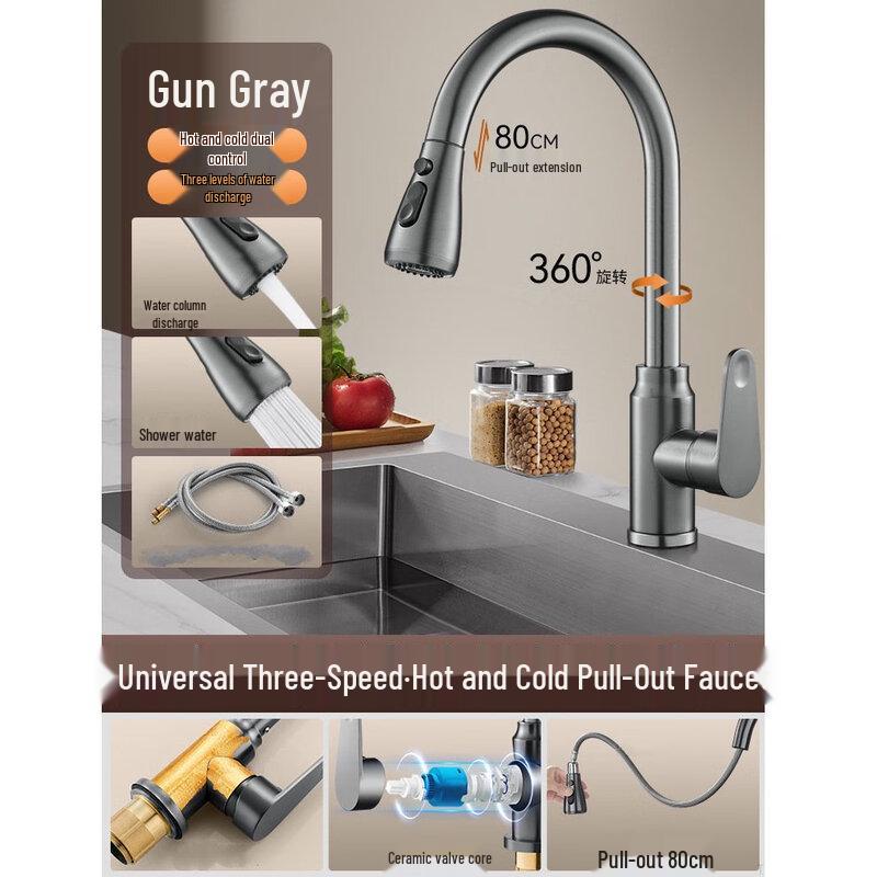 

TLXT Kitchen Pull-Out Faucet