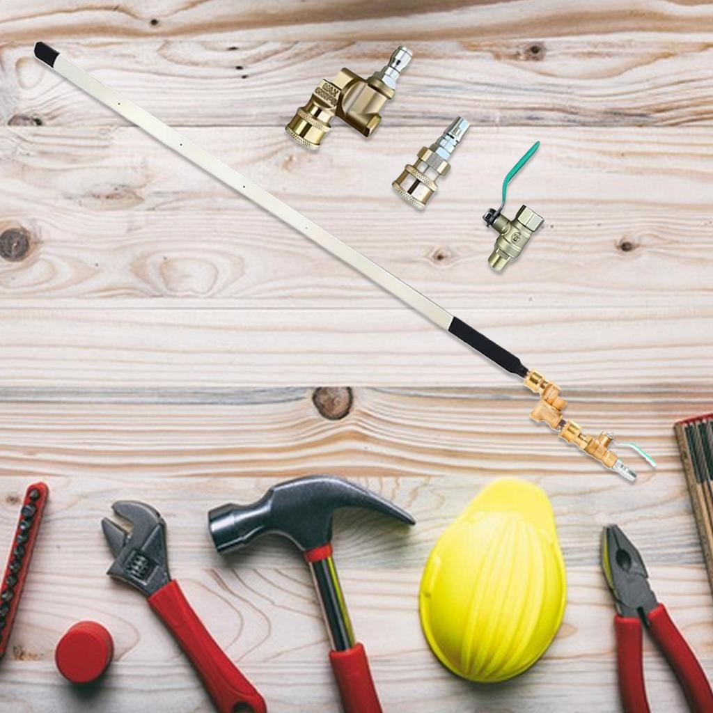 Car Radiator Cleaner Pressure Washer Wand Flush Leak-Proof Precise Blower Stainless Steel Rinser Flexible Blower Precise Clean