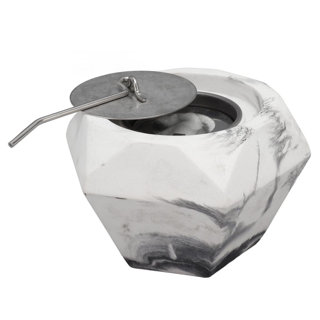 Tabletop Fire Pit Prevent Fuel Leakage Portable Decorative Concrete Mini Ethanol Fire Bowl for