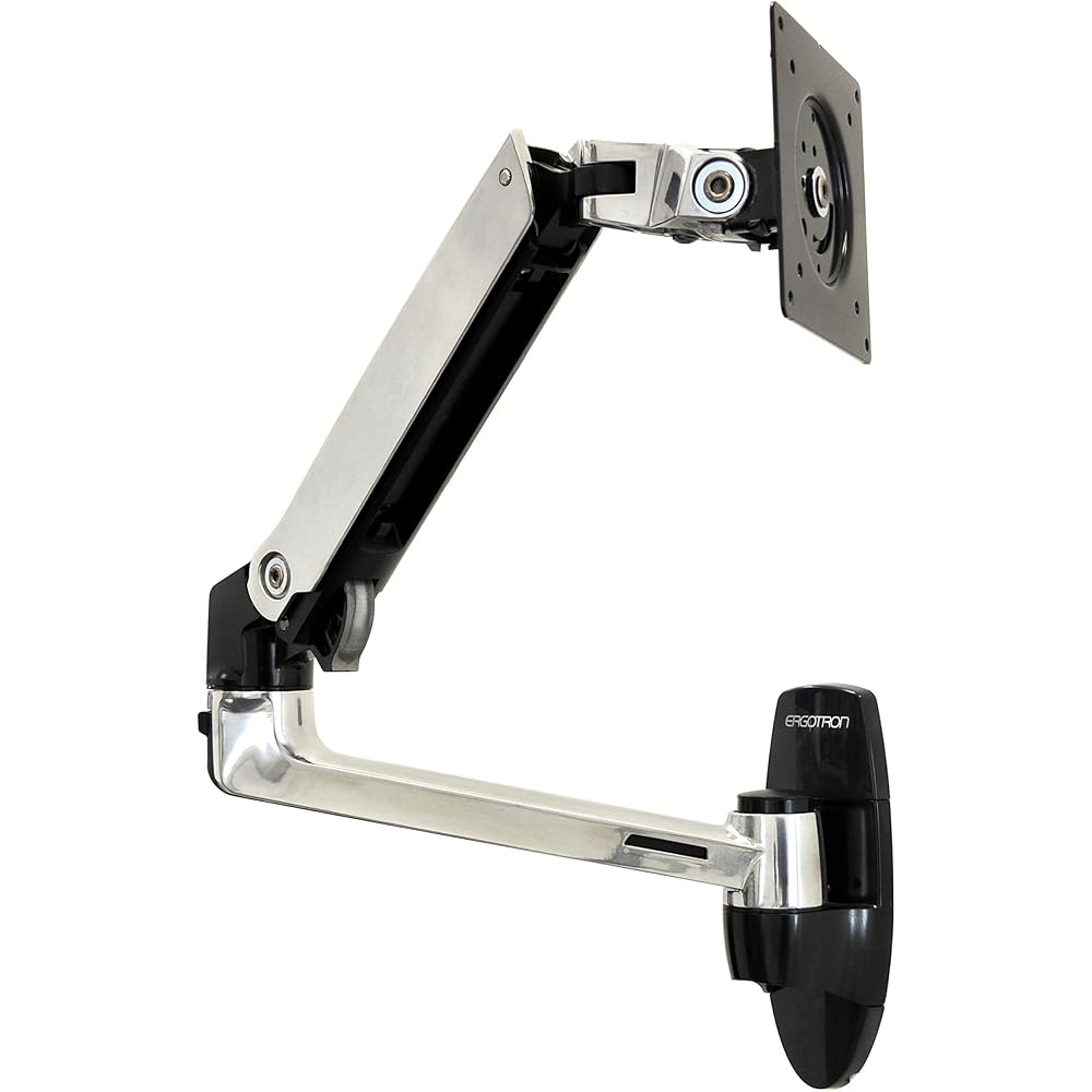 Suporte de Parede para Braço de Monitor ERGOTRON LX, Prata, Suporta até 34 polegadas (3,2-11,3 kg), Compatível com VESA, Número do Produto 45-243-026