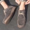 Classic Outdoor Work Sports Shoes Handmade Lace Up Anti Slip and Wear-resistant Casual Shoes High Quality Suede Oxford Shoes