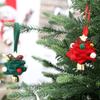 Christmas Decorations - Wool Felt Mini Christmas Tree Wind Chimes - Home Christmas Tree Ornaments