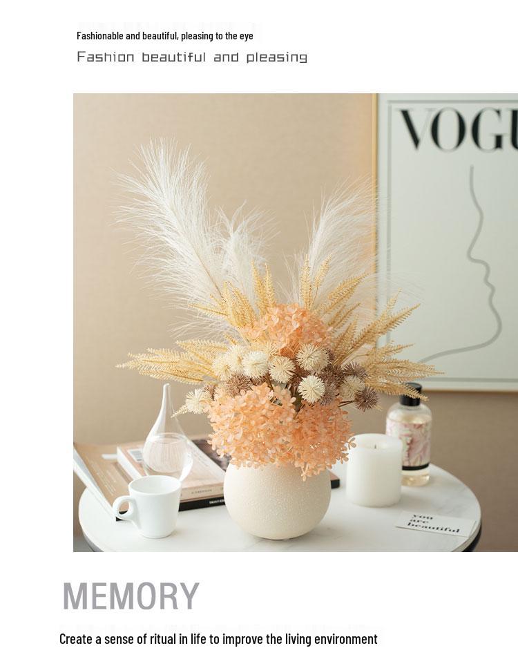 Nordic Dreamy Flower Ornaments for Home Decor - Perfect for Living Room, Dining Table, or Entryway