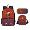 Crash Bandicoot backpack, pencil case, shoulder bag, 3Pcs Set, cartoon print, best school outdoor travel companion for students