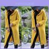Cozy Plus Size Autumn And Winter Long Cardigan Hooded Sweater Womens Coat