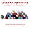 50-yard spool of non-elastic seed bead thread, beading thread, jewelry-making and accessory materials