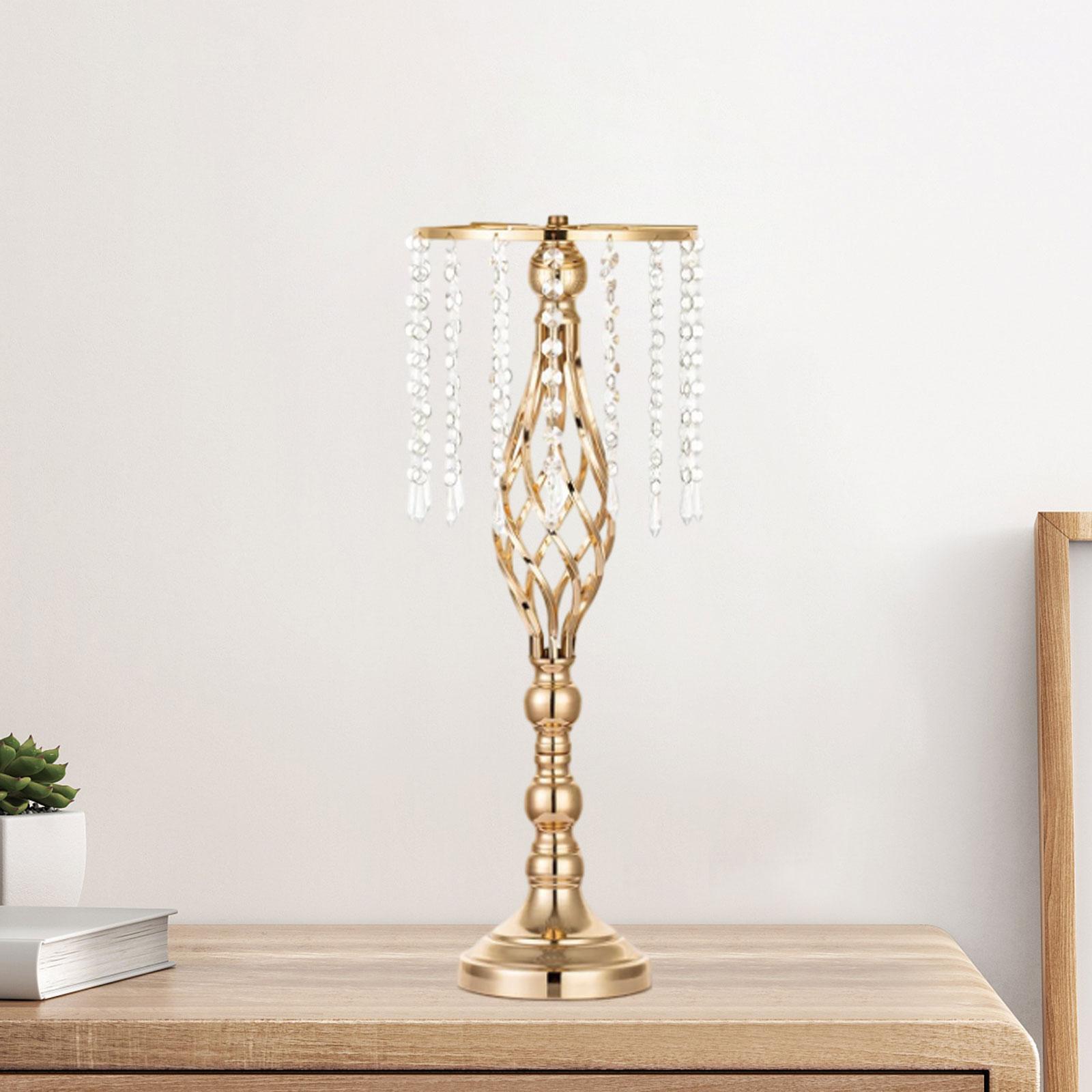 

Свадебный подсвечник настольный центральный элемент подсвечники декоративные золотистый