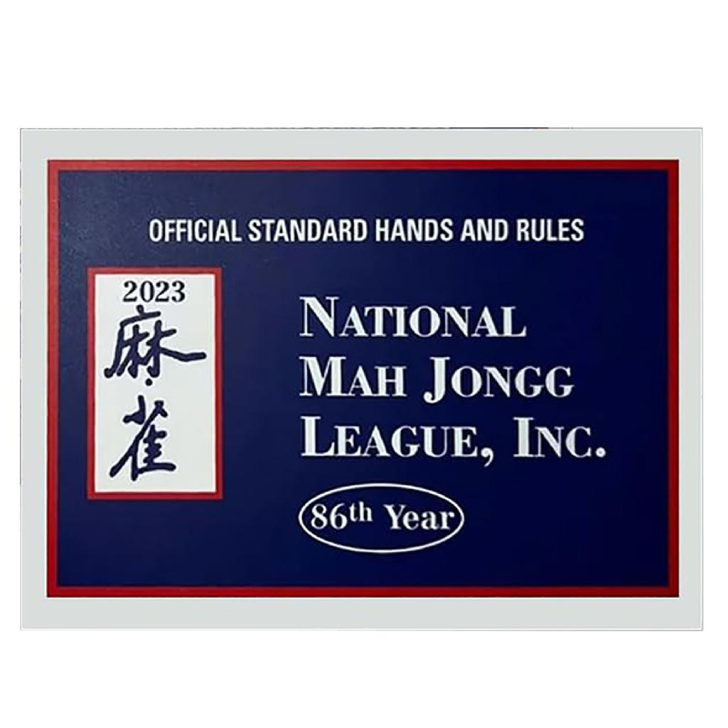 Karty do Mahjonga 2025, Karty do Mahjonga Oficjalne Standardowe Układy i Zasady Karty do Mahjonga 2025 Duży Druk Karta Wyników do Mahjonga