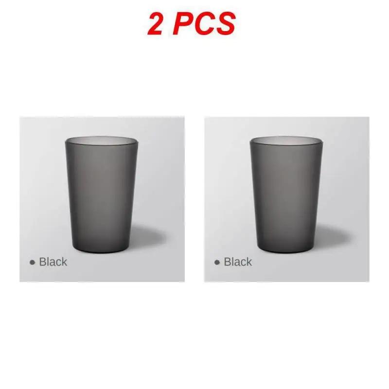 Simple Toothbrush Mouthwash Cups Durable Frosted Household Plastic Couple Mouthwash Cup Multipurpose Large Capacity Drinking Cup