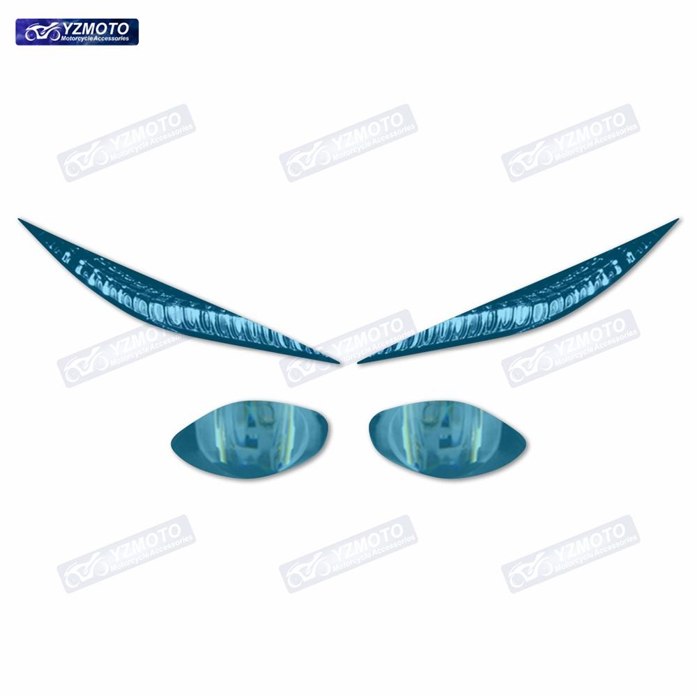 For YZF R6 2017-2023 Motorcycle Track Version Edition Headlight Decoration Sticker Motorbike Headlight Protective Film Stickers