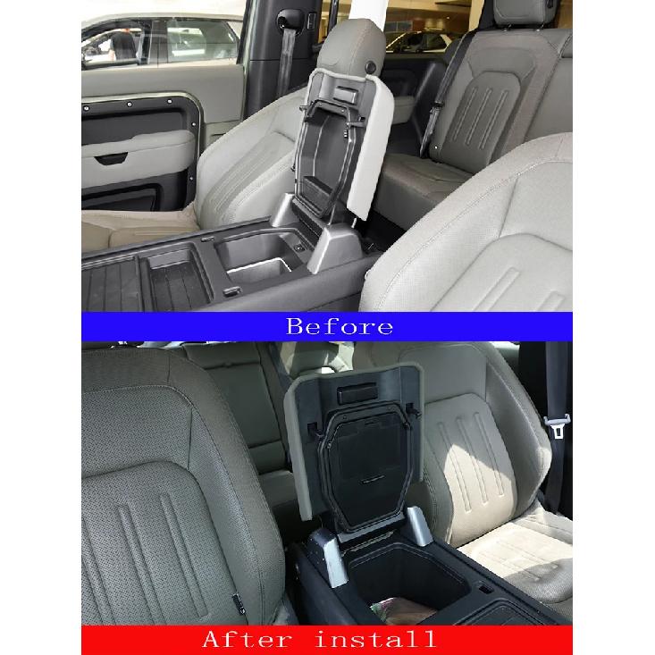 For Land Rover Defender 110 2020-2023 ABS Car Central Control Armrest Box Hidden Storage Box Privacy Storage Box Car Accessories