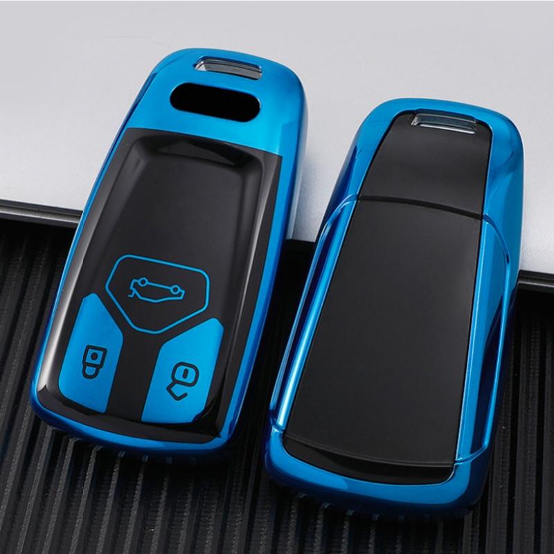 High-grade TPU Car Remote Key Cover Case Shell For A4 B9 A5 A6L A6 S4 S5 S7 8W Q7 4M Q5 TT TTS RS Coupe Styling Accessories