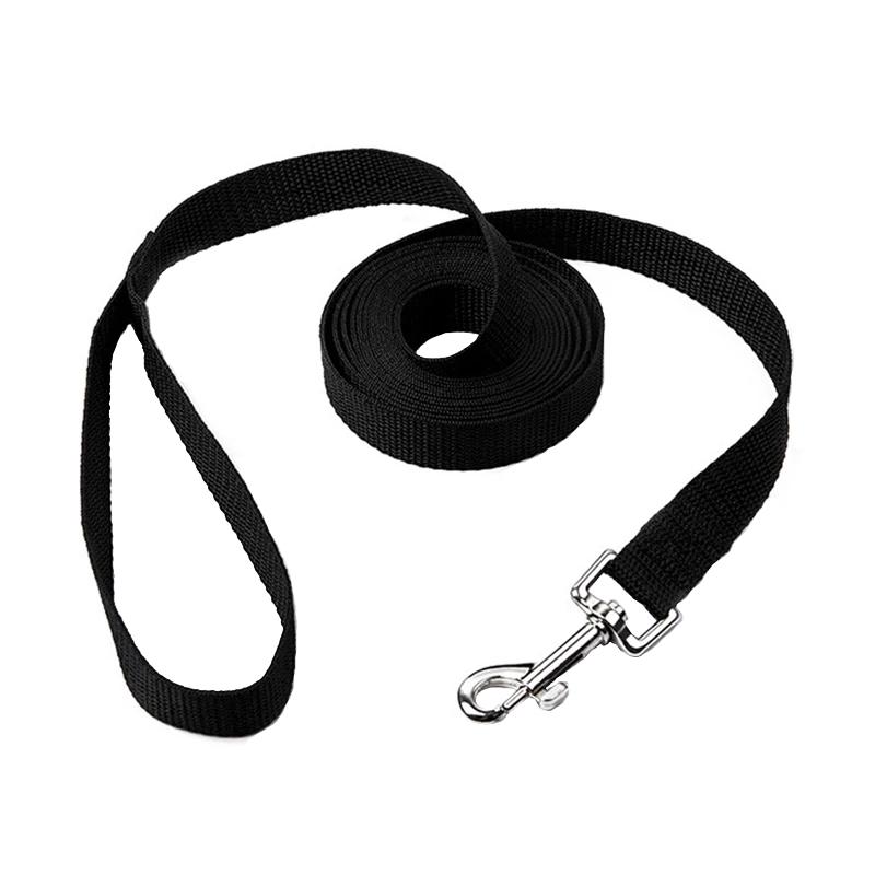 

Прочный нейлоновый поводок для собак, поводок для маленьких и больших собак, кошек, поводок для прогулок на открытом воздухе, поводок для французского бульдога, чихуахуа, товары для животных 1.8 m x 2.0 cm чёрный