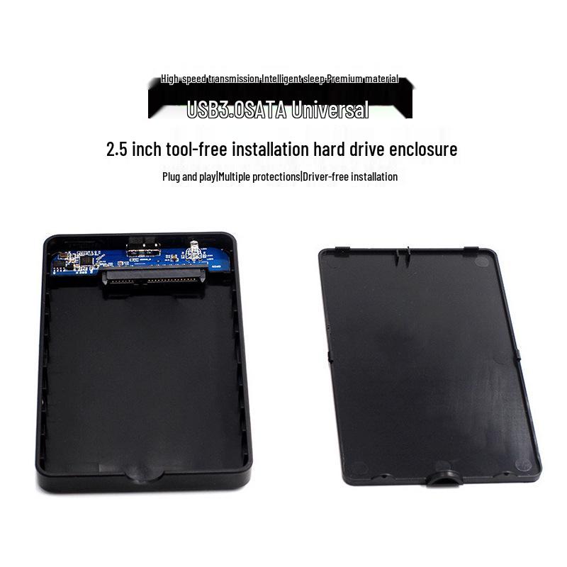 2.5-Inch Tool-Free HDD/SSD Enclosure, USB 3.0/Type-C 3.1, for Solid State and Mechanical Drives
