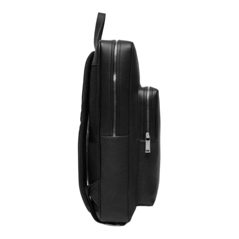Calvin Klein Zipper closure polyurethane backpack men's black