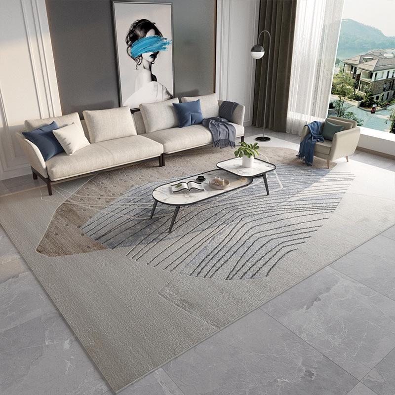 Modern Minimalist Abstract Light Luxury Rug for Living Room, Study, or Bedroom