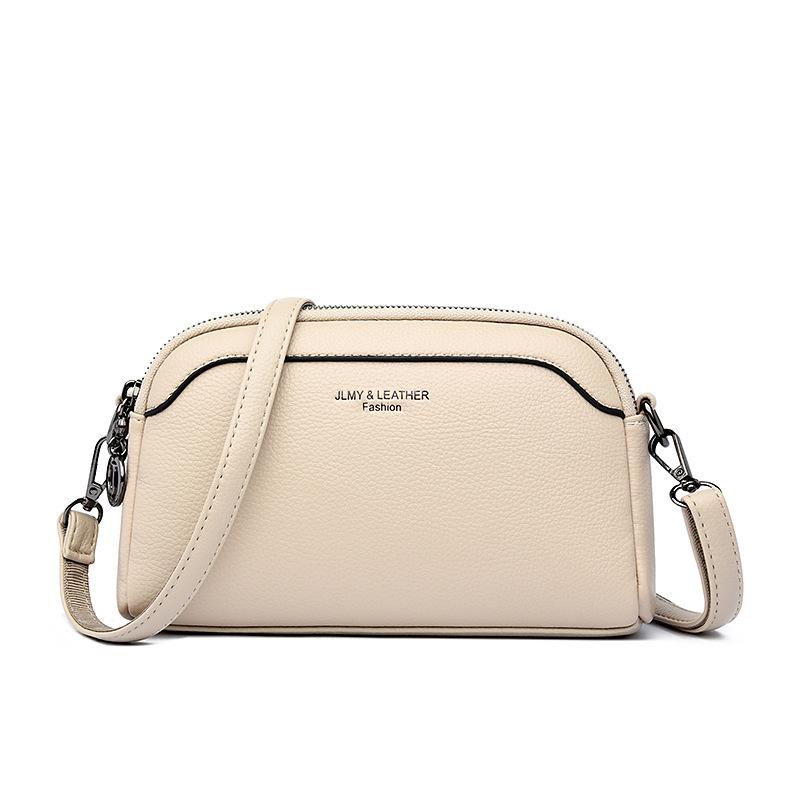 Kleine quadratische Tasche, Kleine Tasche, Weiche Tasche für Pendler, Einzelner Schultergurt, Crossbody-Tasche