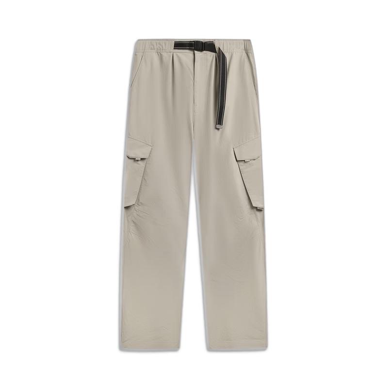 LI-NING Men s Outdoor Straight Leg Water Repellent Ice Feel Trousers S
