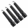 Embouts De Canne De Randonnée - ALOMEJOR - Modèle 2 - Acier Au Tungstène - Carbone - Noir