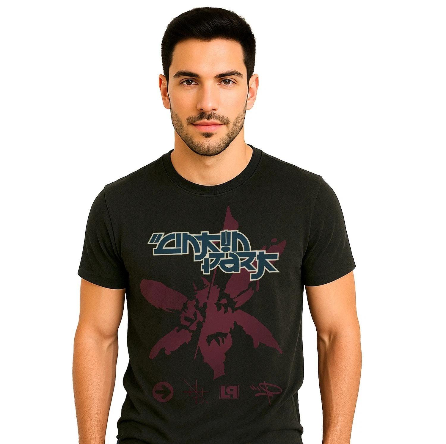 Linkin Park Official T-Shirt Jersey Original Black Hybrid Theory- S