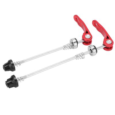 2Pcs Bicycle Hub Quick Release Lever 145mm Front 185mm Rear  Wear Resistance Quick Release Skewer for Bike Wheel