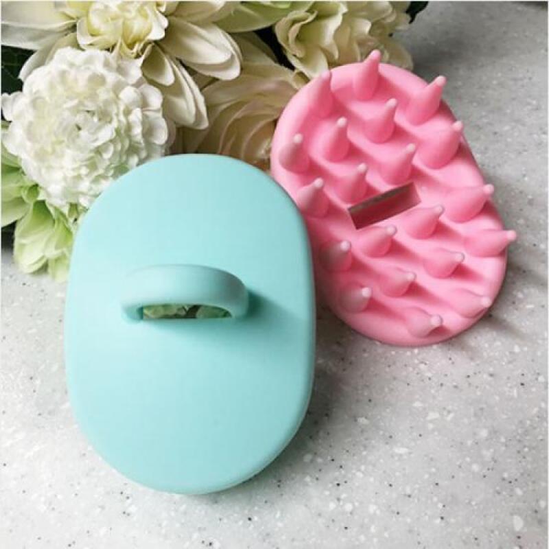 1 easy massage shampoo brush (random color)