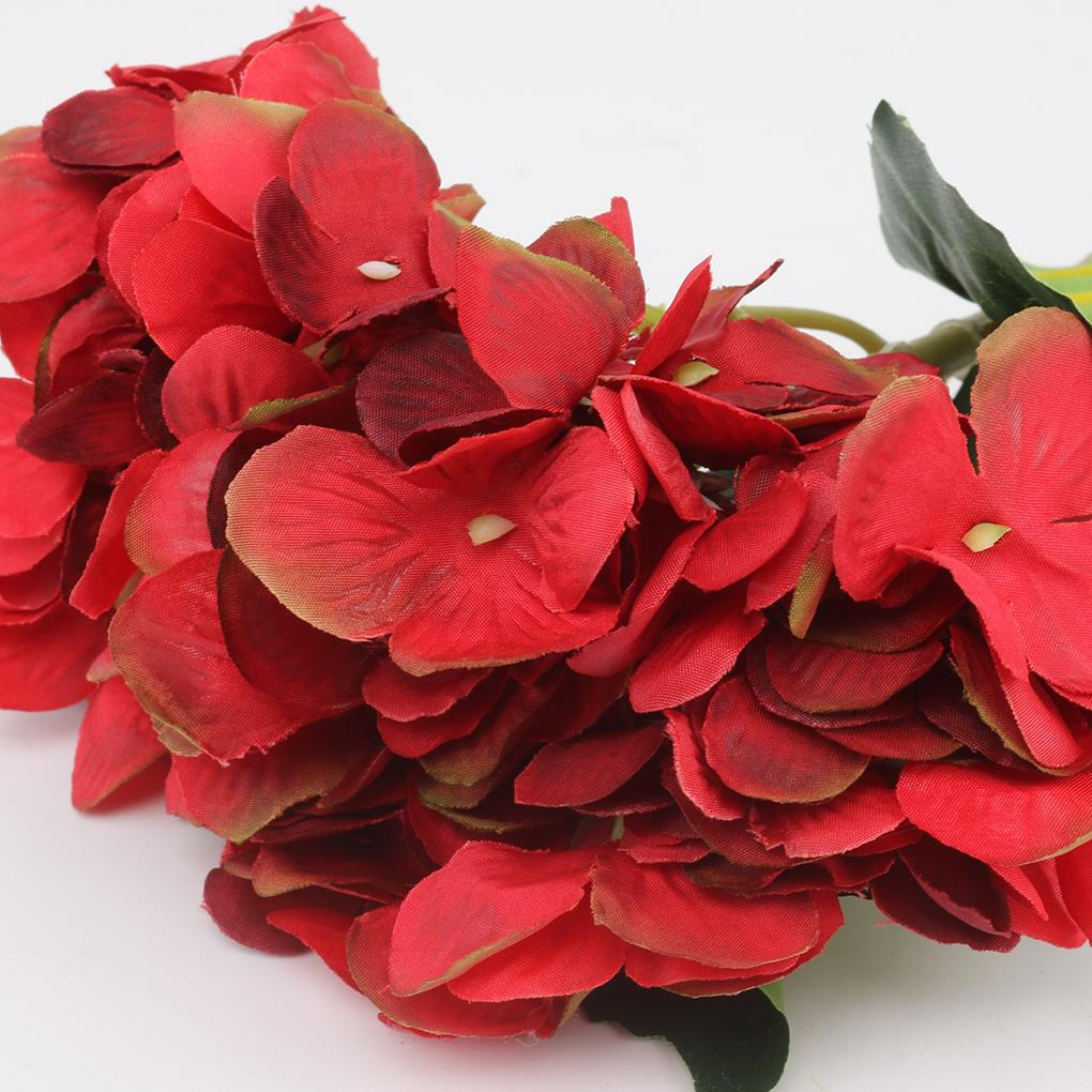 Artificial Silk Flowers Hydrangea Peony Bridal Bouquet Silk Flower