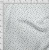 oneOone Cotton Flex Dusty Teal Green Fabric Fruits Sewing Material Print Fabric By The Yard 40 Inch