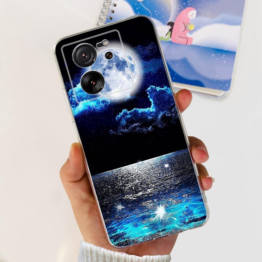 For Xiaomi 13T Pro Case Fashion Flowers Shockproof Soft Silicon Protector Clear Coque For Xiaomi 13T Phone Cases Mi 13TPro Funda