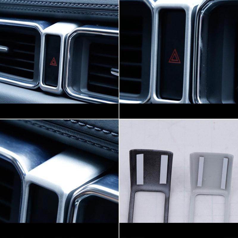 Pentru MAZDA CX-5 CX5 CX 5 2017 2018, bordul mașinii, cu dublu bliț, lumini de avertizare, comutator, capac, autocolant, ornament