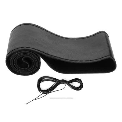Leather Steering Wheel Cover Needles Thread Kit DIY Sideline Hand Sewing Car Interior