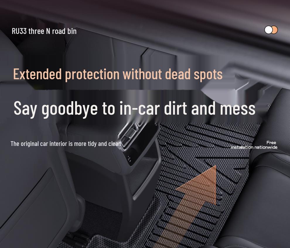 Geely Xingyuan 2024-2025 Double-Layer Door Sill Floor Mats, Full Surround TPE