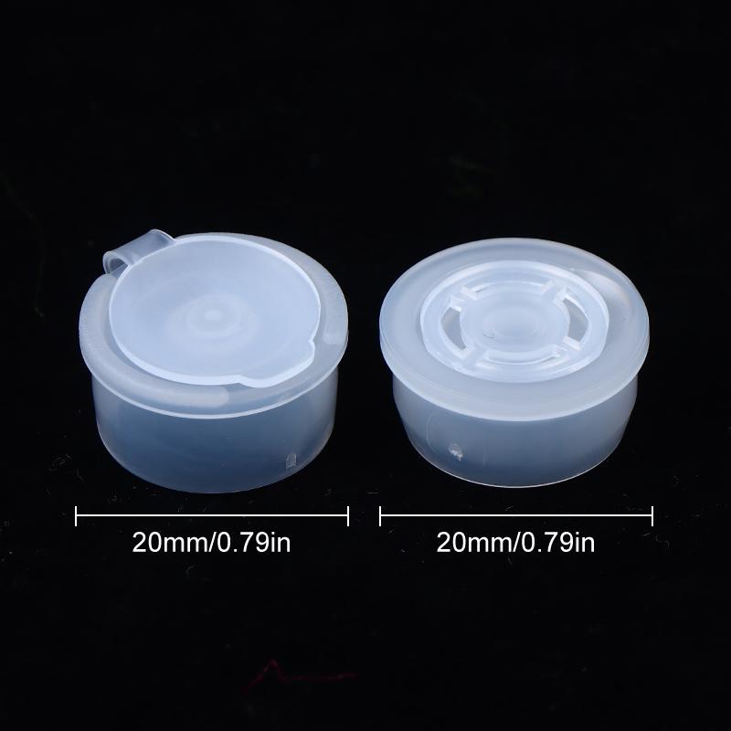 20 Pcs 24-Tooth Diameter Plastic Bottle Cap Replacement Flap Cover For Lotion/Toner Bottle Cosmetic Bottle Cap Accessories