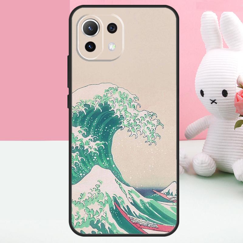 The Great Wave off Kanagawa Case For Xiaomi 14 13 15 Ultra 15T 13T 14T Pro 17 Pro Max POCO X7 X5 X6 Pro F5 F6 F7 Funda