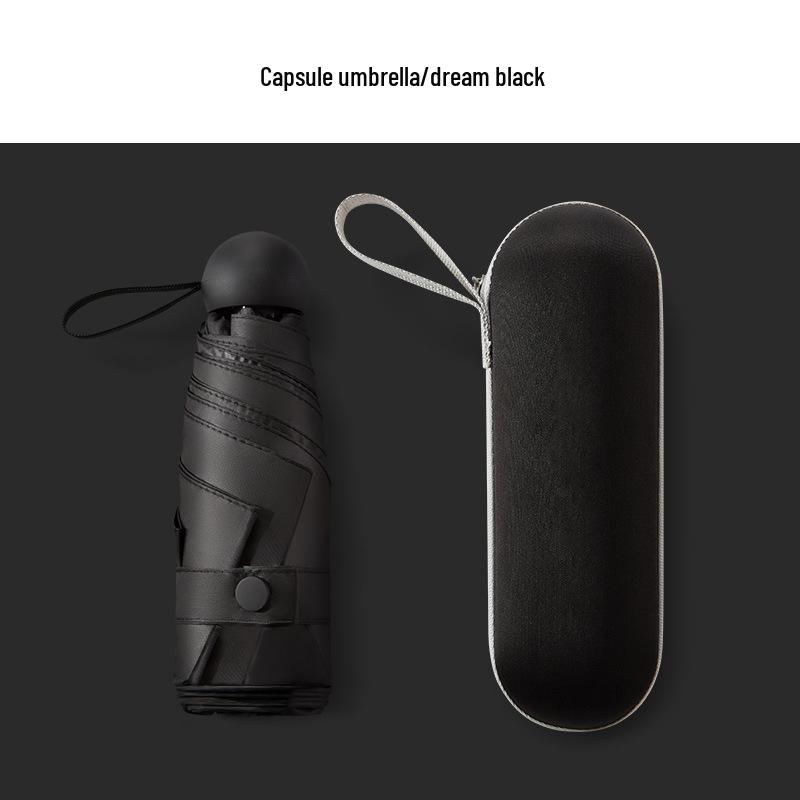 Ultralight Five-Fold UV Protection Compact Umbrella for Sun & Rain