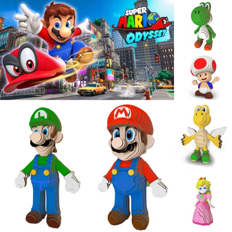 Paper Craft 3d Mario Puzzle Toy For Kids, Wholesale, Educational Toy
