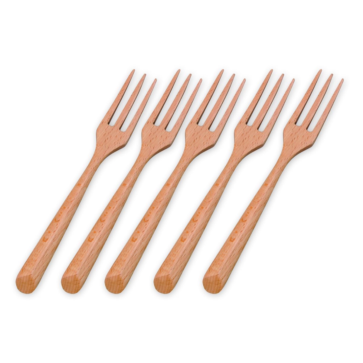 

Деревянный Буковый Современный Набор Вилок Текущей Модели J-kitchens 5, 19.2x2.5см,